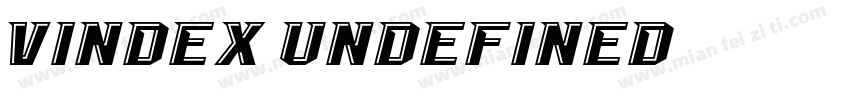 Vindex Undefined字体转换